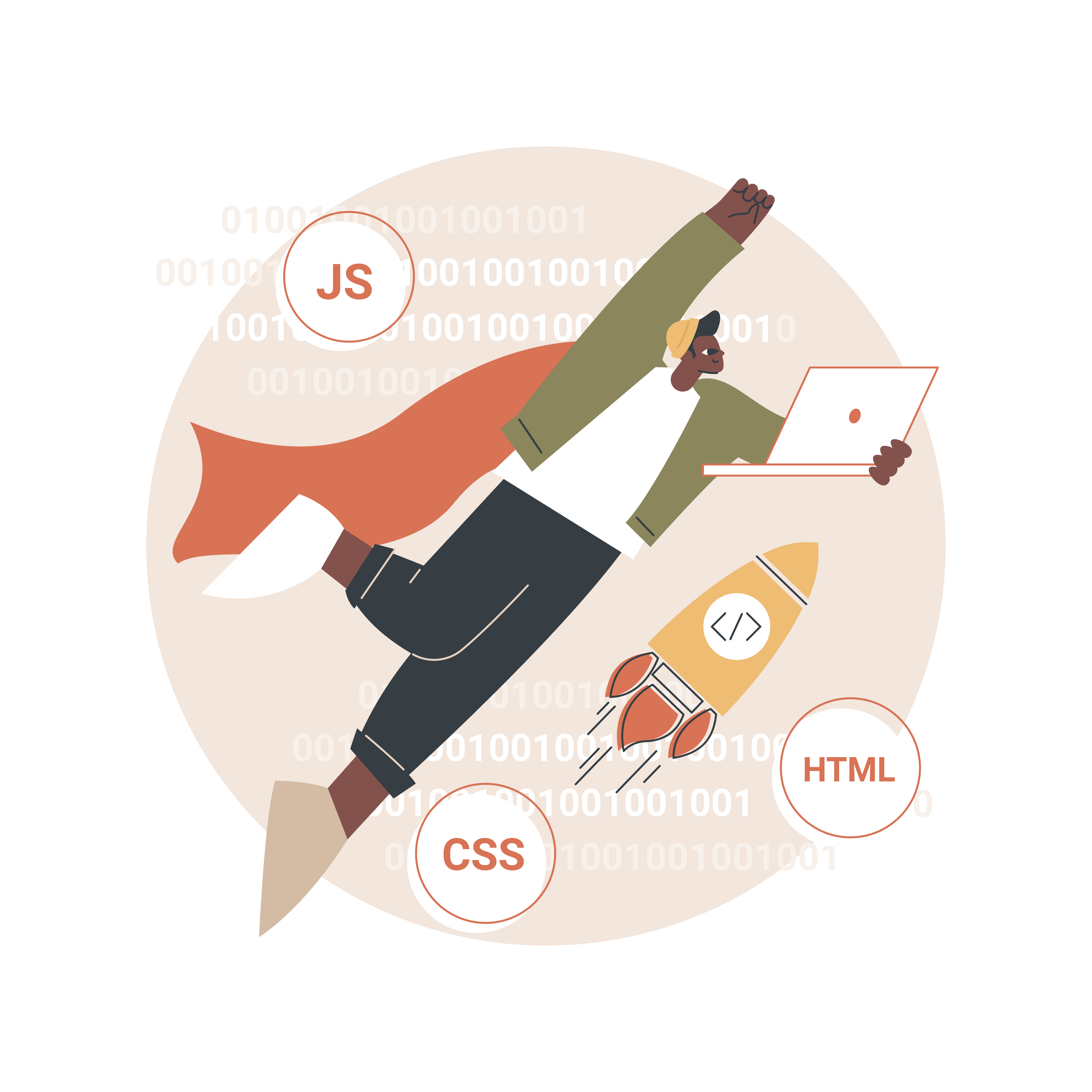 Web development illustration